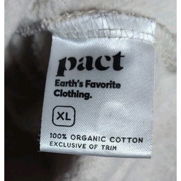 Pact Sunset Crewneck Gray Women's Sweatshirt Size XL - Picture 5 of 7